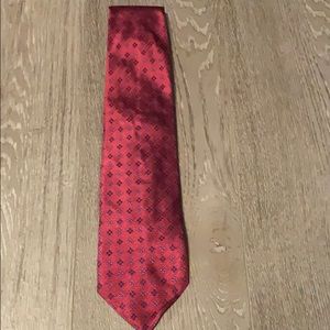 Burgundy and Navy tie by Breuer